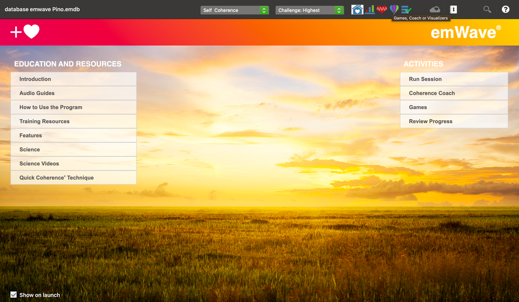 emWave Pro Plus - HeartMath – Self Coherence